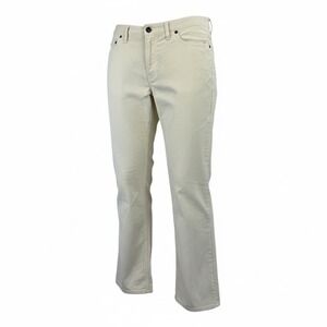 Vineyard Vines Chillmark Womens Sz 12 34x32 Cordaroy Pants Vanilla Color (EE22)